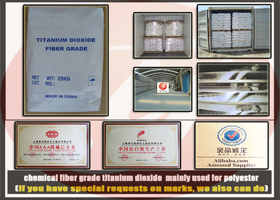 Ultrafine Chemische Titaandioxide van de Vezelrang, Wit Titaandioxide voor Polyester